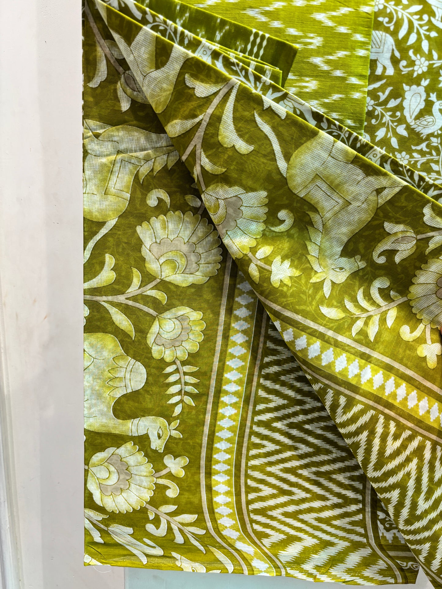 100% Cotton Vantara Printed Saree