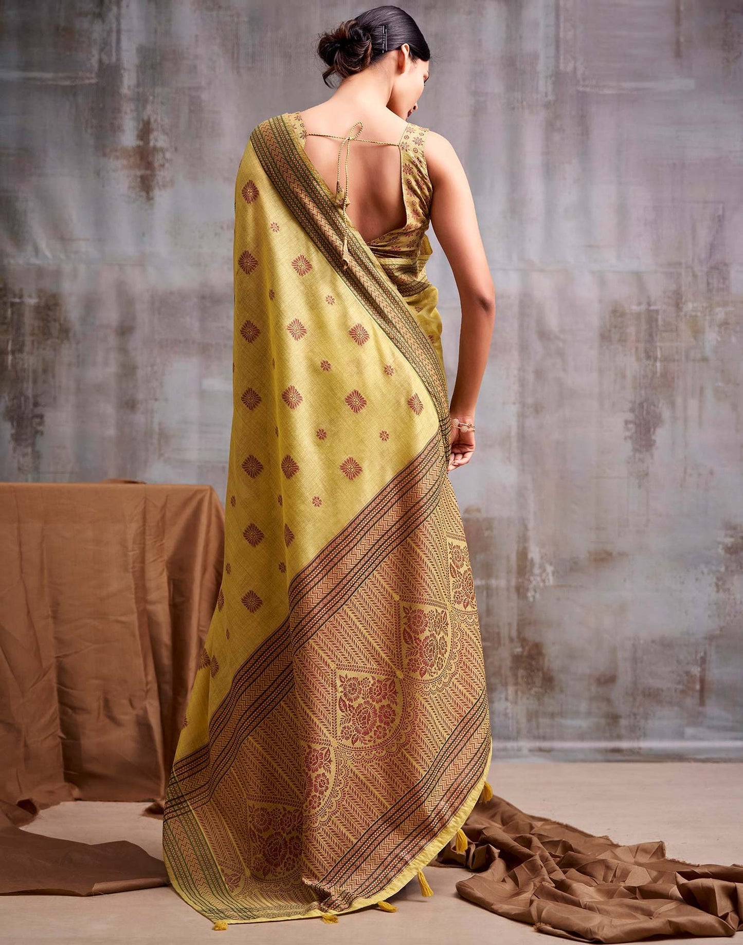 Soft Cotton Woven Saree in 5 Colours