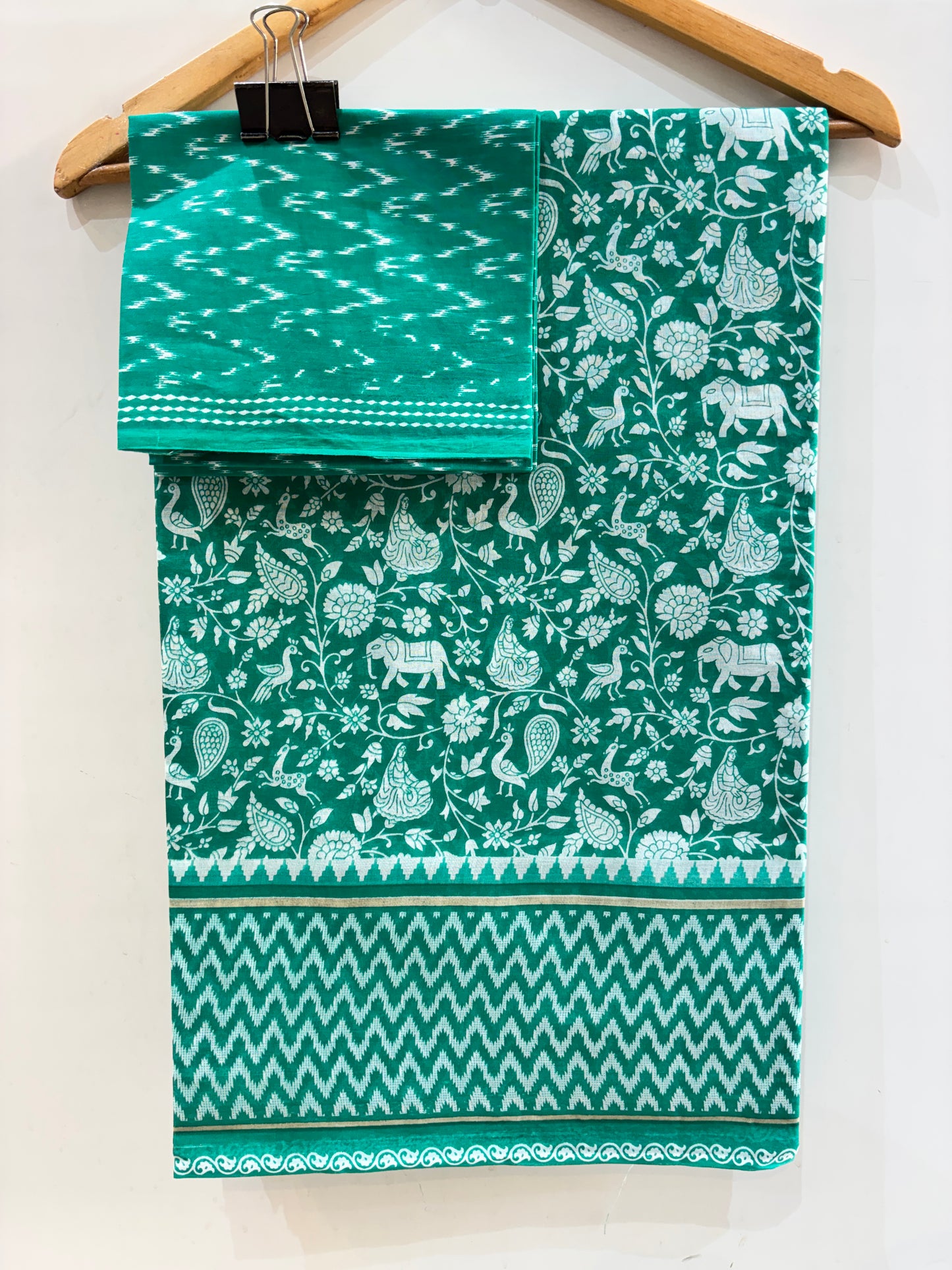 100% Cotton Vantara Printed Saree