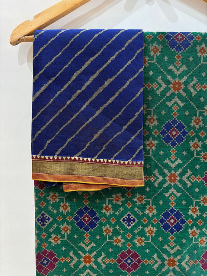 Soft Cotton Patola Print Saree