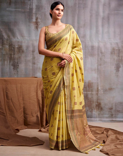 Soft Cotton Woven Saree in 5 Colours