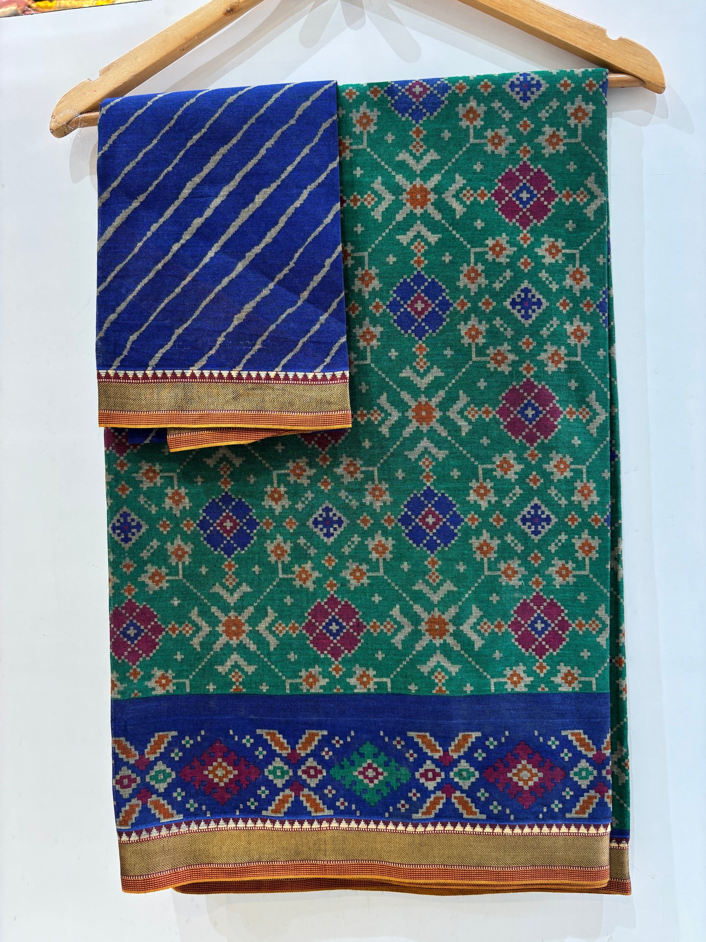 Soft Cotton Patola Print Saree