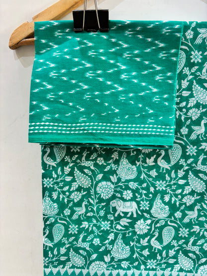 100% Cotton Vantara Printed Saree
