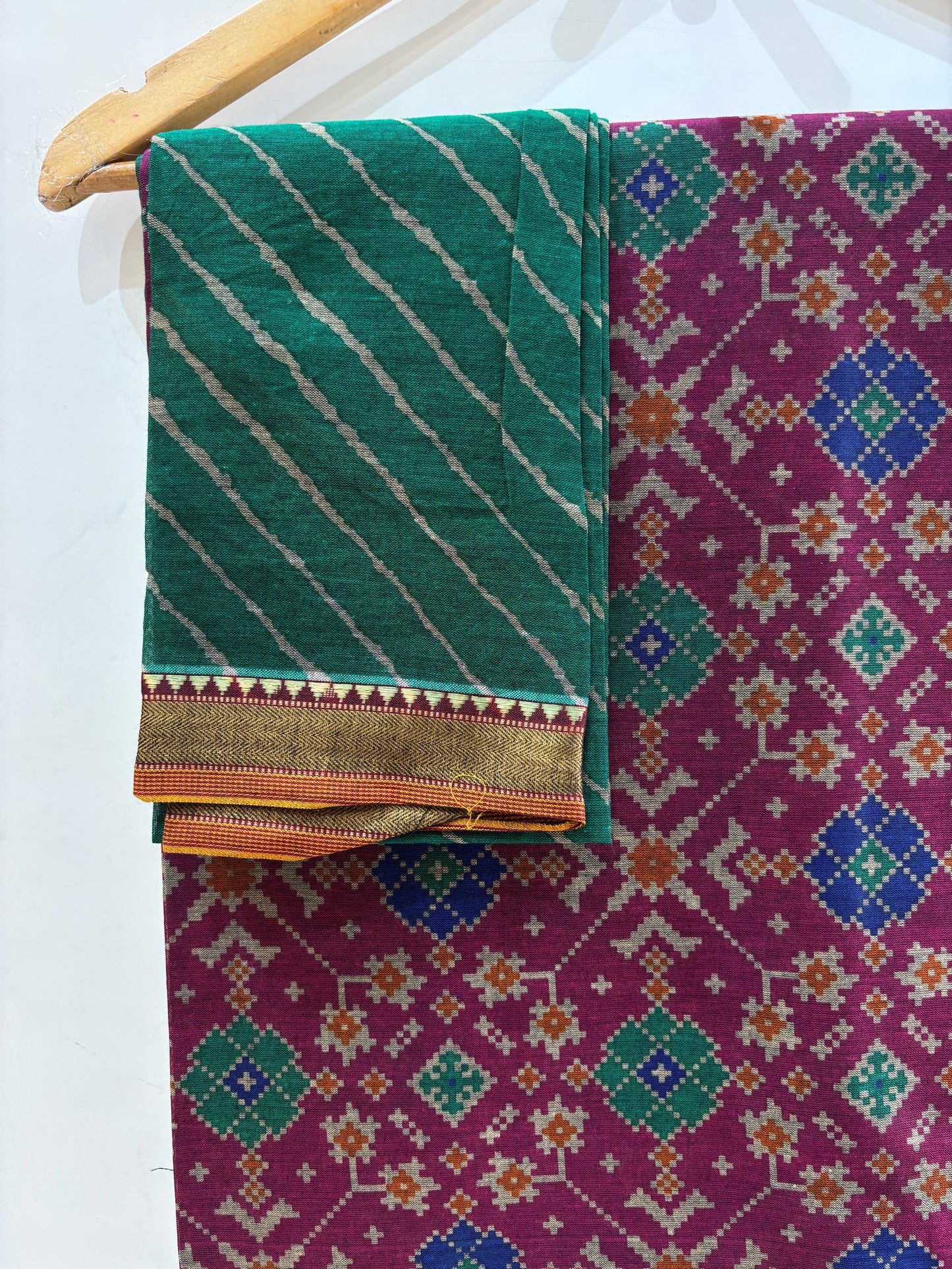 Soft Cotton Patola Print Saree