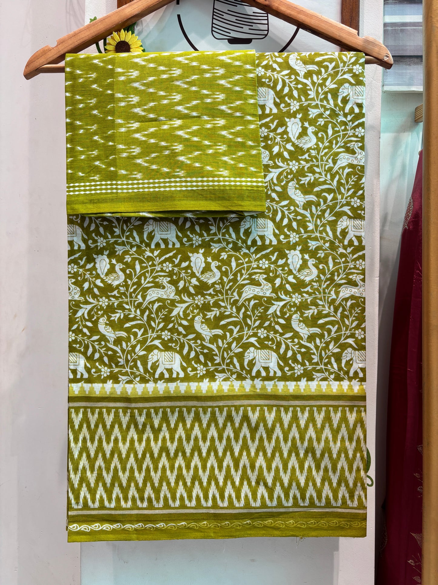 100% Cotton Vantara Printed Saree